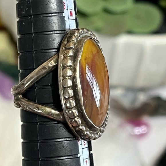 Vintage Sterling Brown Naturistic Ring - Picture 13 of 15